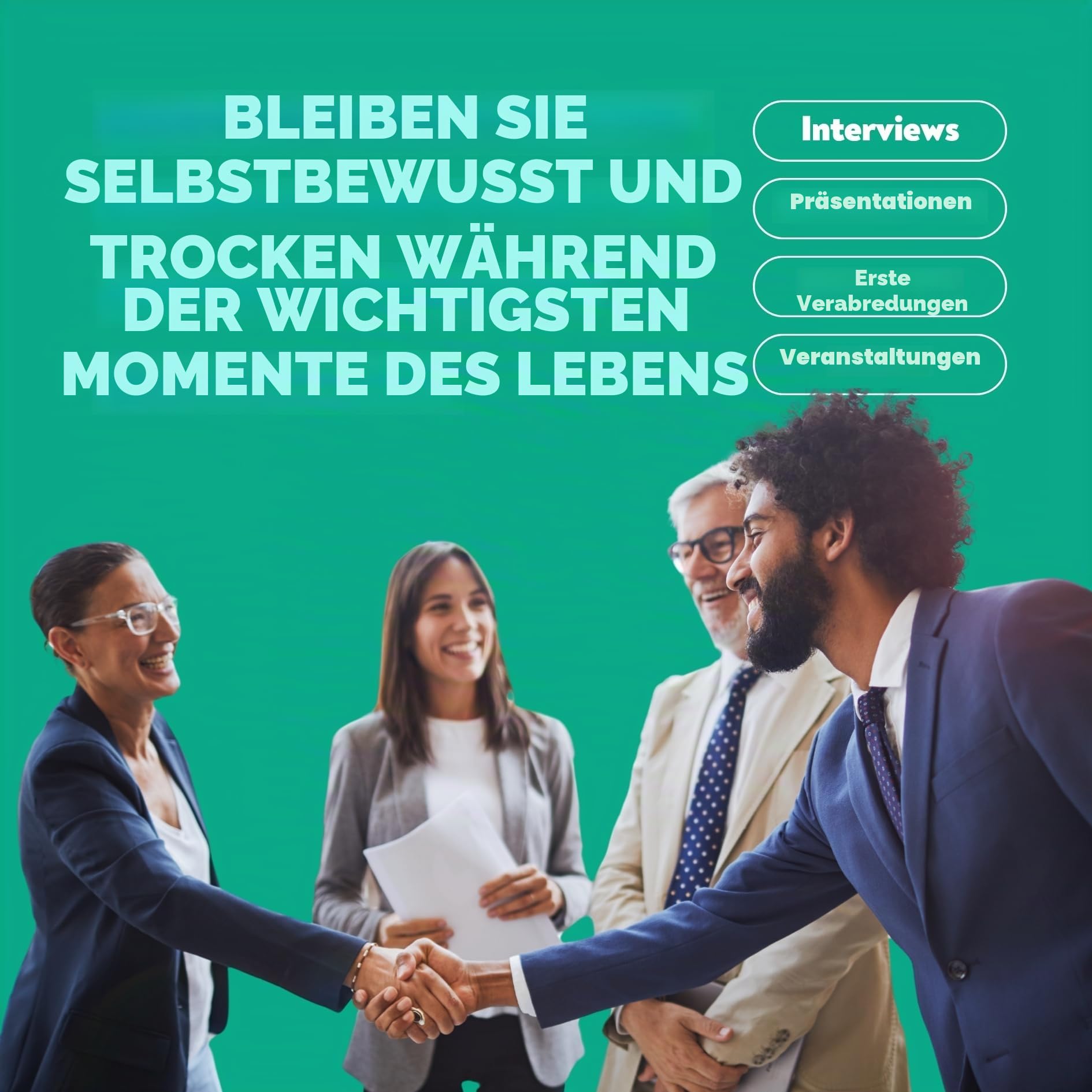 ZeroSweat - Das klinisch starke Deodorant und Antitranspirant zur Behandlung von Hyperhidrose, reduziert den Achselschweiß