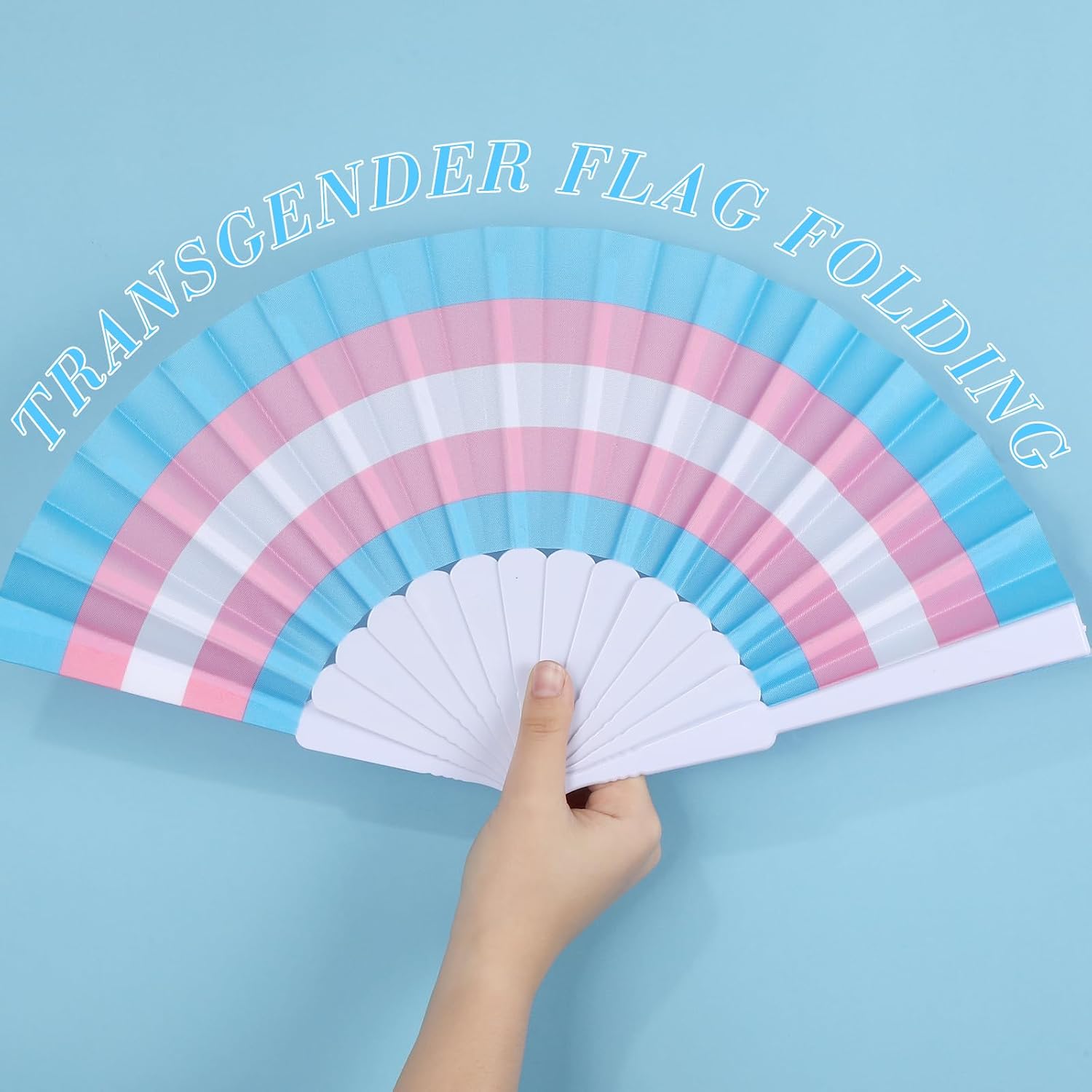 Abanico De Plumas Arcoíris De 55 Cm – Accesorio LGBTQ+ Para Desfiles, Fiestas Y Actuaciones