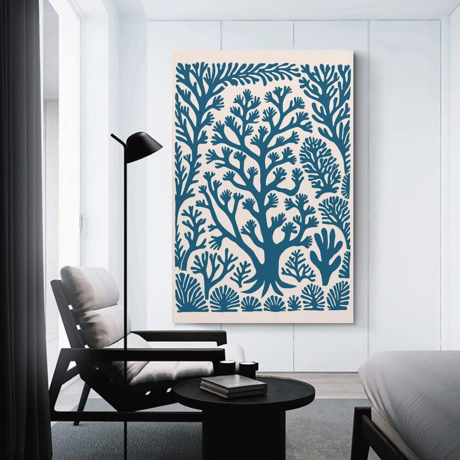 Junmoney Great Coral Reefs Wall Art Print, 24x36inch(60x90cm), for Lounge Decor, Bedroom Walls Or Flats, Decorative Artwork for Empty Walls