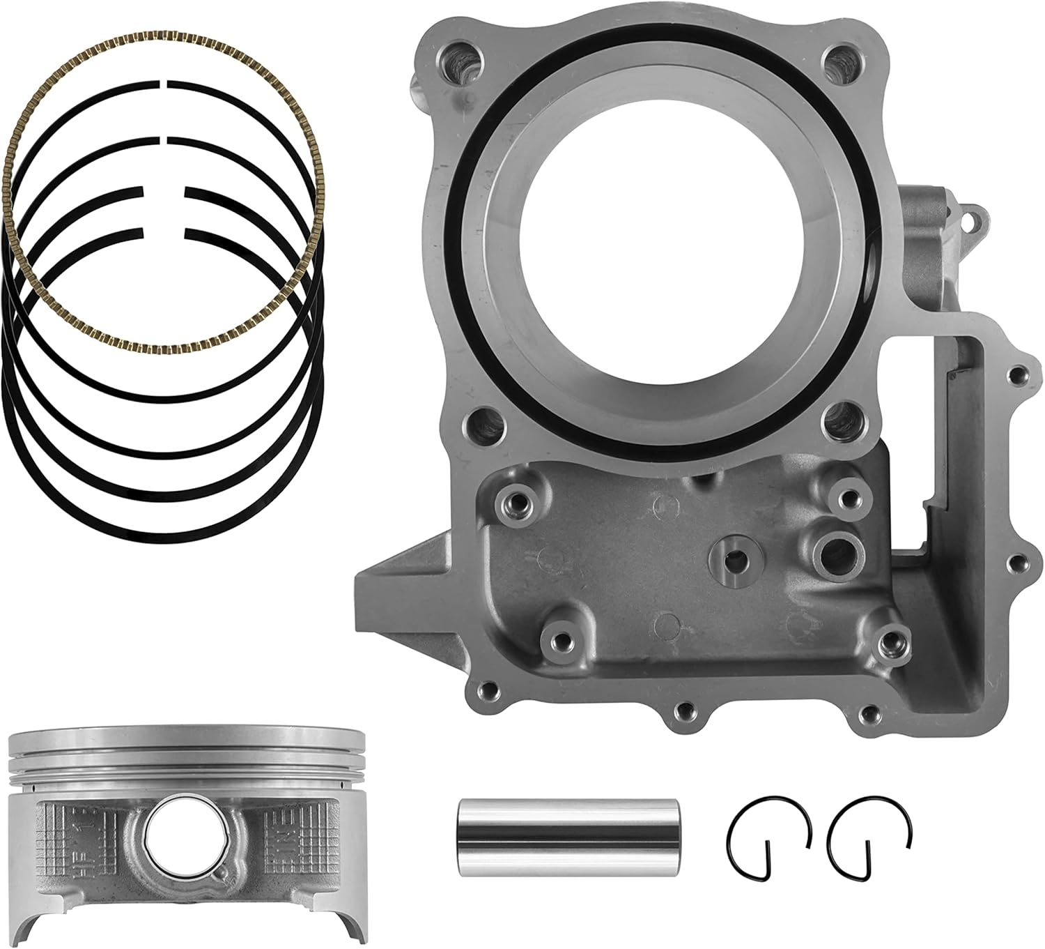 Caltric Cylinder Kit with Piston and Gaskets Compatible with Honda Big Red MUV700 2009 2010 2011 2012 2013