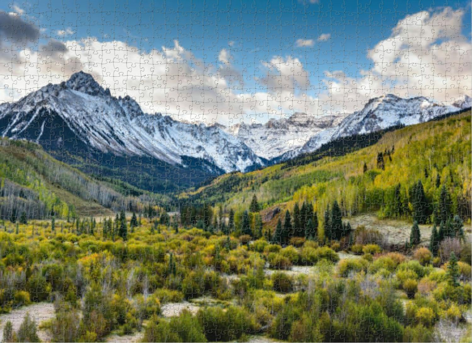 Puzzles for Adults 1000 Pieces Jigsaw Puzzles The Scenic Beauty The Colorado Rocky Mountains The Dallas Puzzles Clearance Big Large Puzzles Difficult