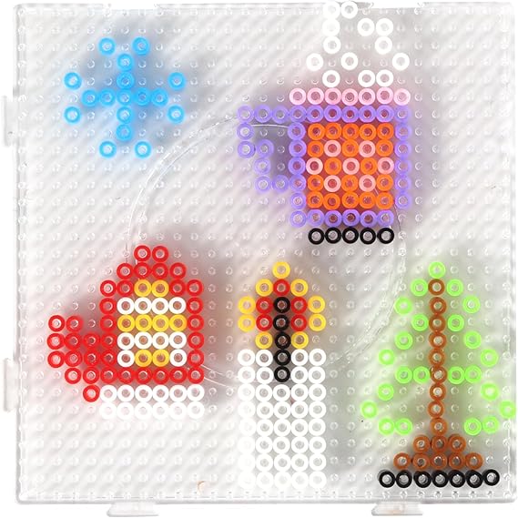 BANCHELLE Fuse Beads Melting Beads Refills for 5 mm Fuse Bead Board, About 7000 PCS (Yellow)
