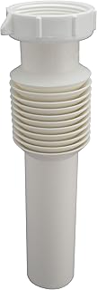 Plumb Pak PP21201 Flex 'N Fix Flanged Sink Tailpiece, 1-1/2" inlet