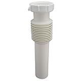 Plumb Pak PP21201 Flex 'N Fix Flanged Sink Tailpiece, 1-1/2
