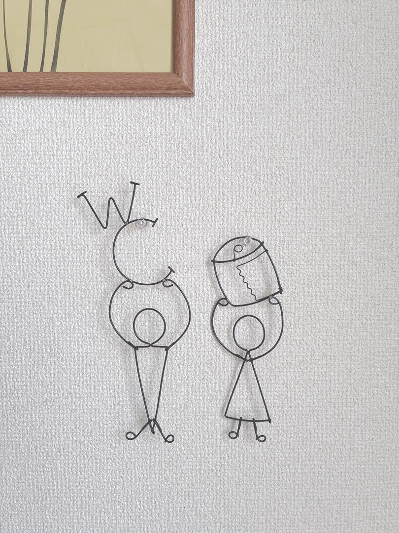 Amazon | ワイヤーアート ワイヤークラフト ~WC文字入り トイレマーク