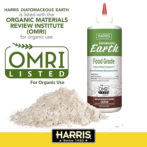 Miniatura 3 de HARRIS Diatomaceous Earth Grado alimenticio media libra con punta acolchada de fácil aplicación