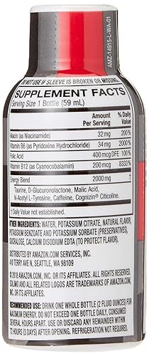 Miniatura 2 de Marca Amazon – Solimo Energy Shot, sabor a bayas, 2 onzas líquidas (paquete de 12)