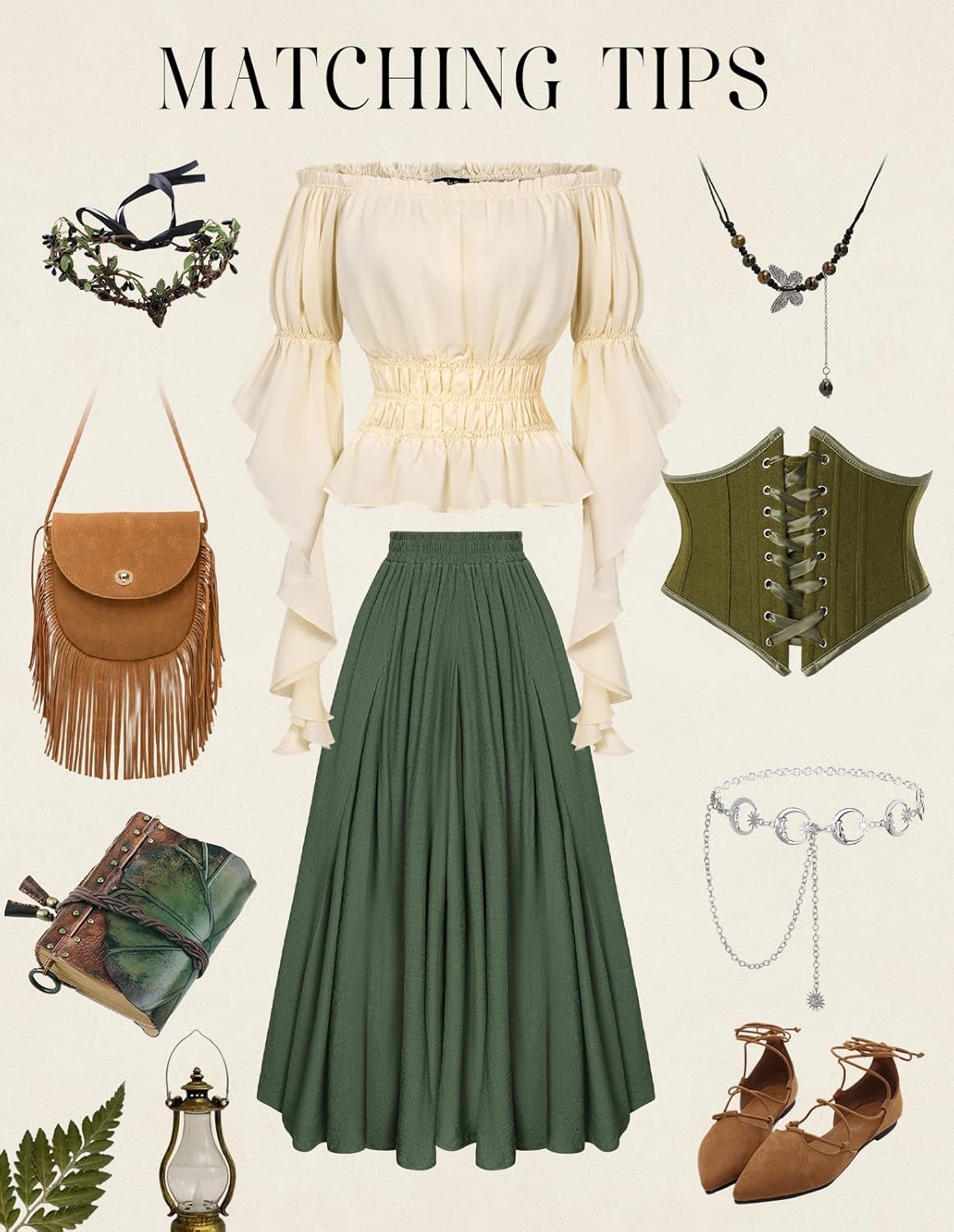 Scarlet Darkness Women's Corset Belt Renaissance Corset Lace Up Underbust Boned Waist Belts - Image 5