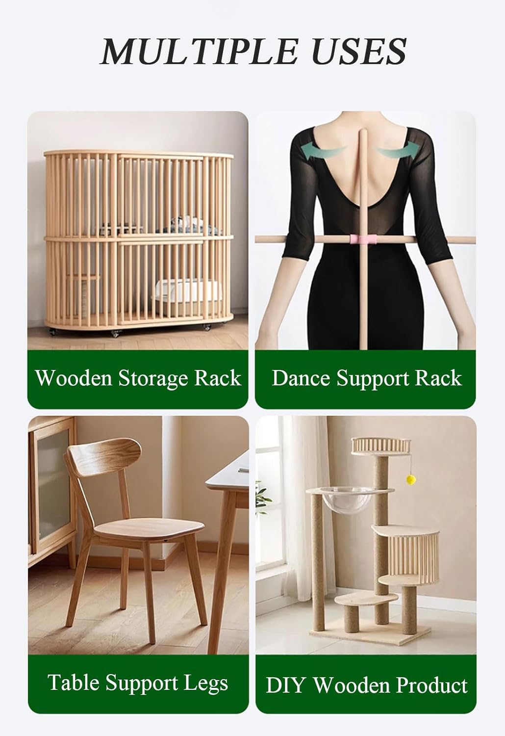 ウリン材)トークセン コーン1本＋リム3本セット ウリン材)トークセン