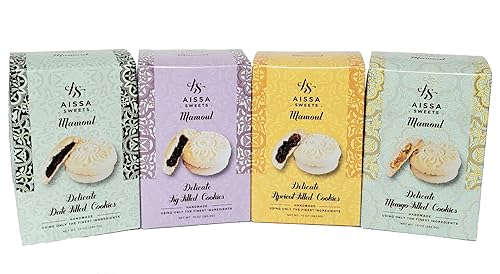 Caja variada Mamoul Cookies (fecha, mango, albaricoque, higo)