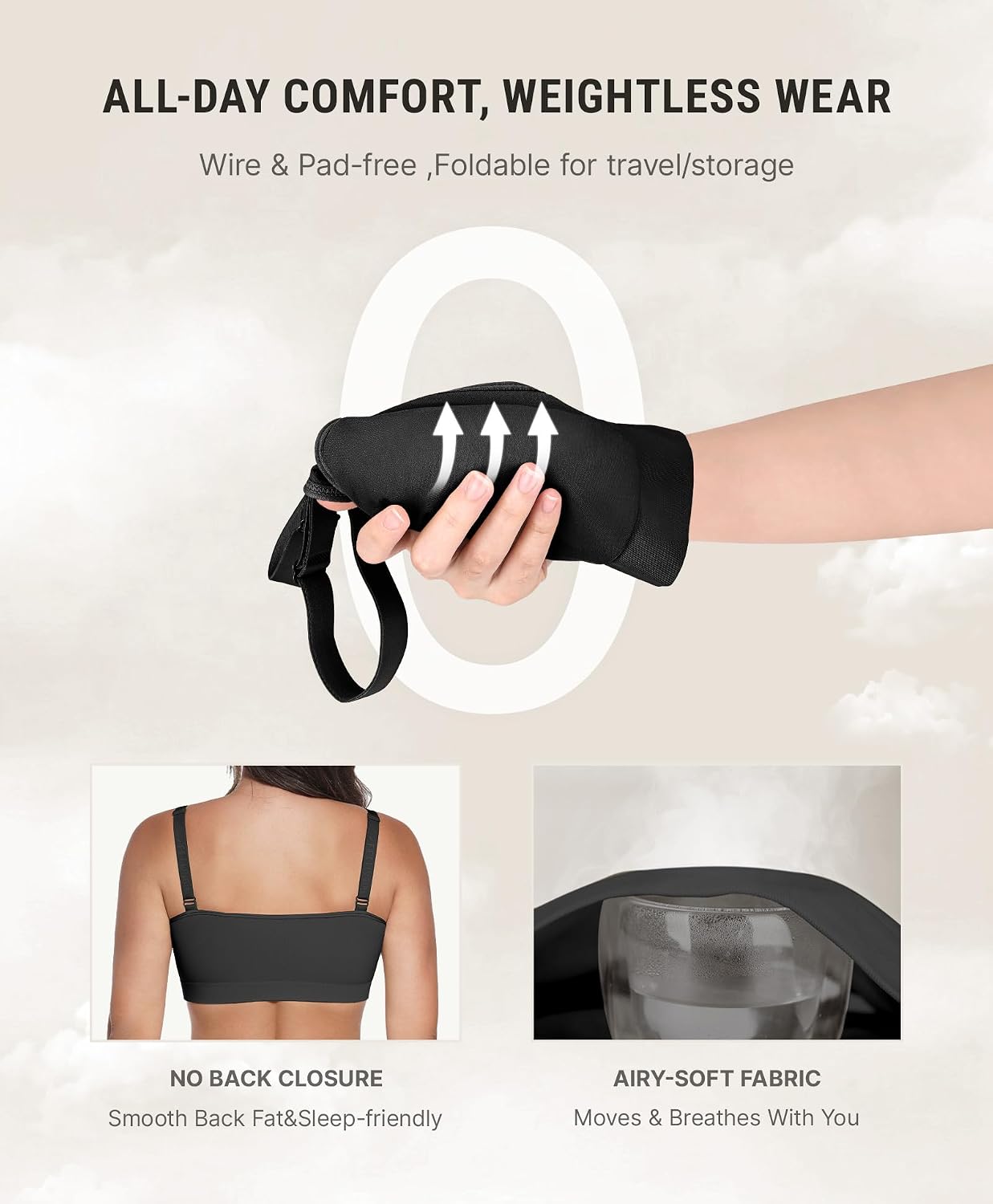 FeelinGirl Bras for Women Comfy Seamless Wireless Bralettes image 2