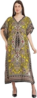 Women Kaftan Dress Tunic Long Maxi Plus Size