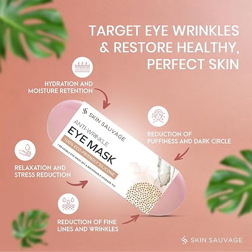 Miniatura 2 de SKIN SAUVAGE Juego de máscara antiarrugas con elegante lata de almacenamiento para revitalizar y rejuvenecer