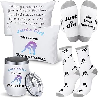 Dansydaisy 3 Pcs Christmas Wrestling Gifts Set for Women Wrest Lovers