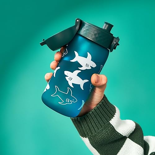 Miniatura 3 de Ion8 Botella de agua pequeña, 11.8 fl oz12 onzas, a prueba de fugas, fácil de abrir, bloqueo seguro, apto para lavavajillas, sin BPA, asa de