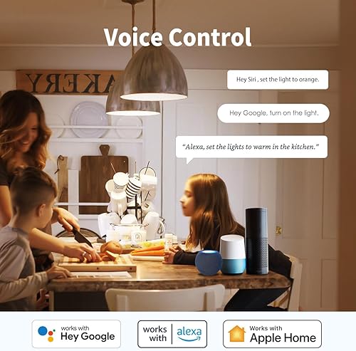 Miniatura 4 de ANWIO Matter - Bombillas inteligentes de 8.5 W (60 W de reemplazo) Bombilla LED A19 E26 compatible con la aplicación SmartThings, Alexa, Google