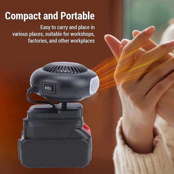 Calefactor Eléctrico Portátil 170W 5V con Batería miniatura 5