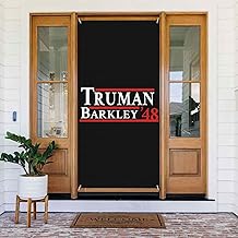 Truman Day Harry Truman 1948 Door Cover Decorated Banner 35.4x72.8in Decorated Door Cover Banner for Garden Yard House Indoor Outdoor Decor Party Supplies