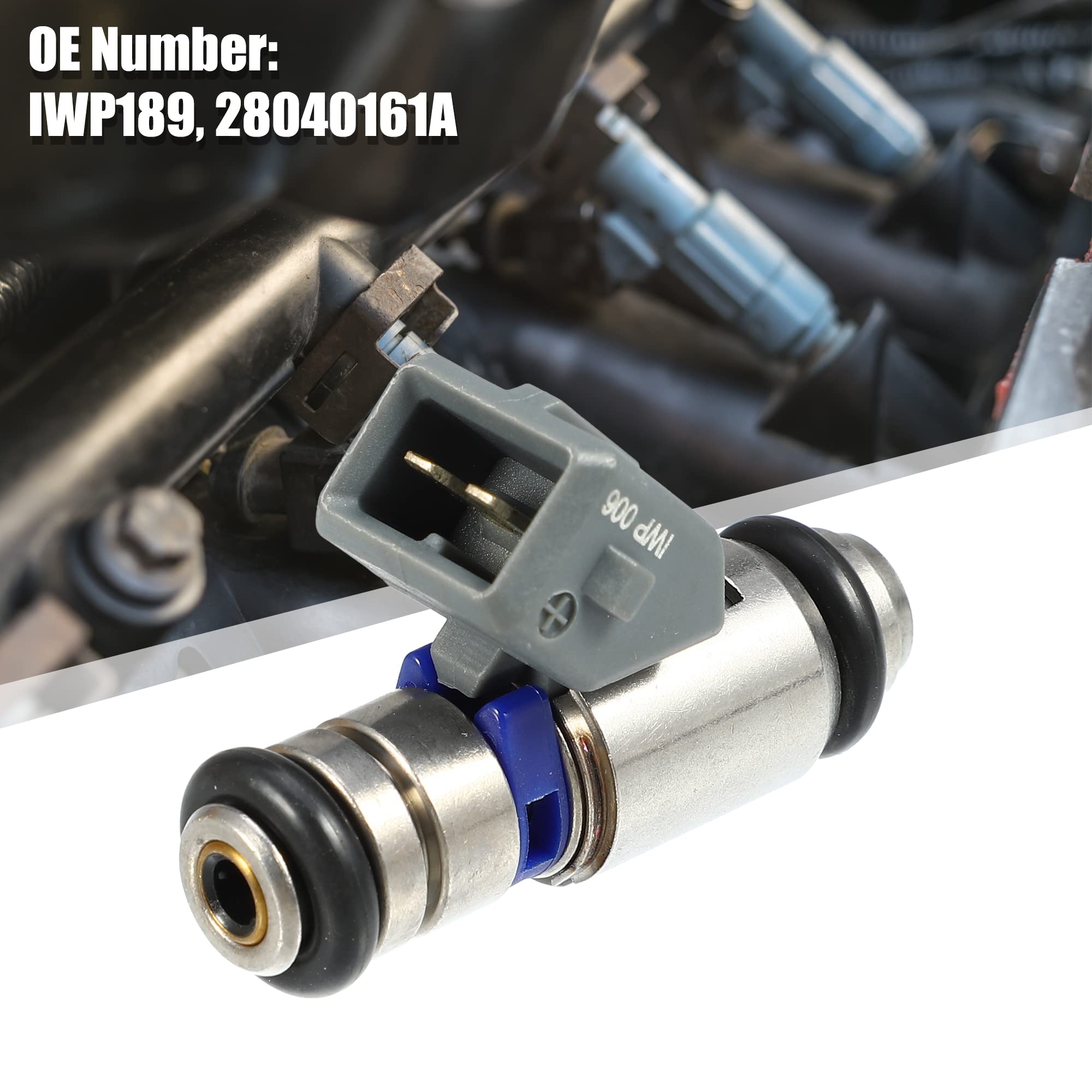 A ABSOPRO 4pz 198499 Carburante Iniettore per Fiat Barchetta Brava 1.8L 1995-2005