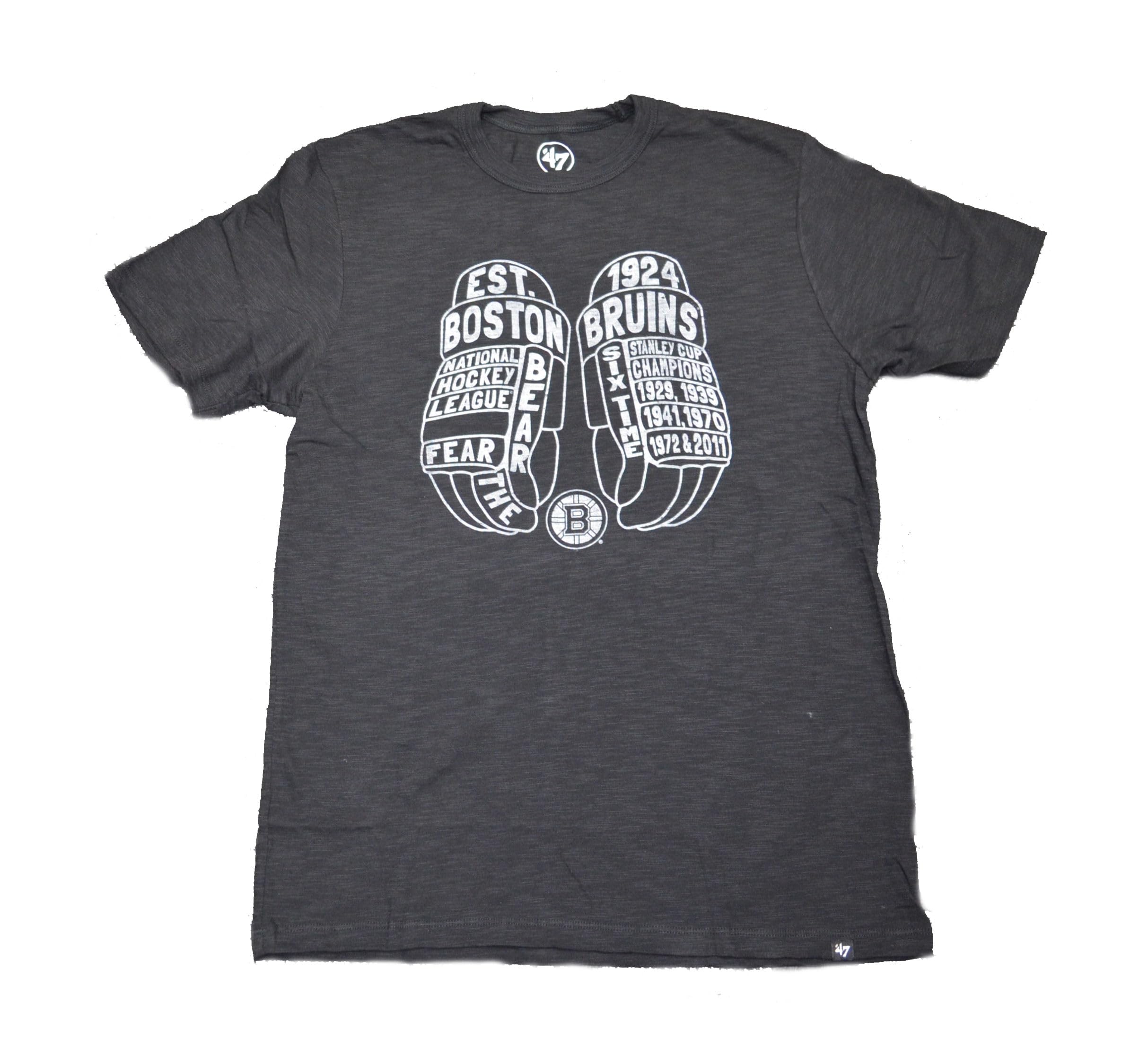 47Brand Men's Scrum Fashion Vintage T-Shirt - NHL Legacy Short Sleeve Tee Shirt