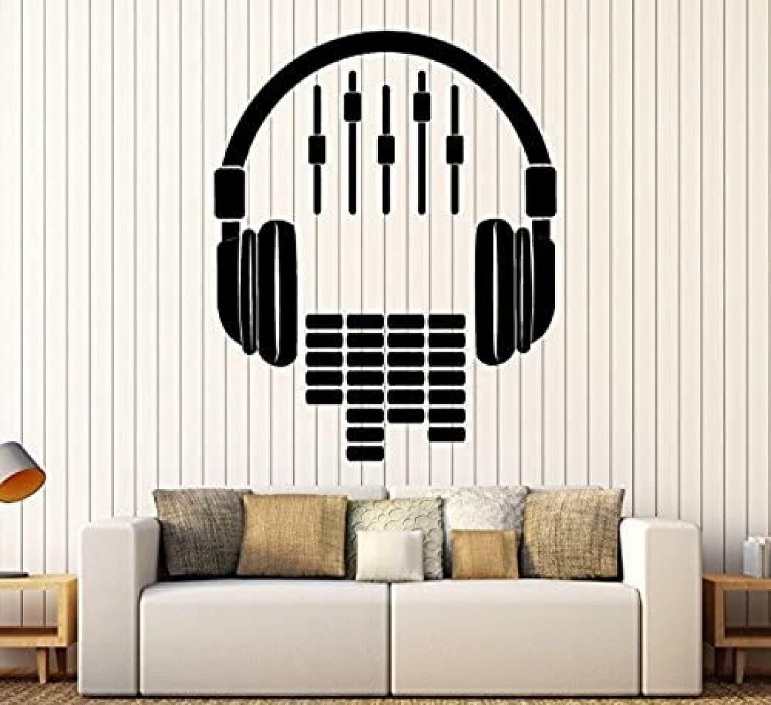 GADGETS WRAP Decal Art Fantastic Home Decor - Large Vinyl Wall Sticker Headphone Sound DJ Music Sticker (B0CNCK3G4W) Amazon Price History, Amazon Price Tracker