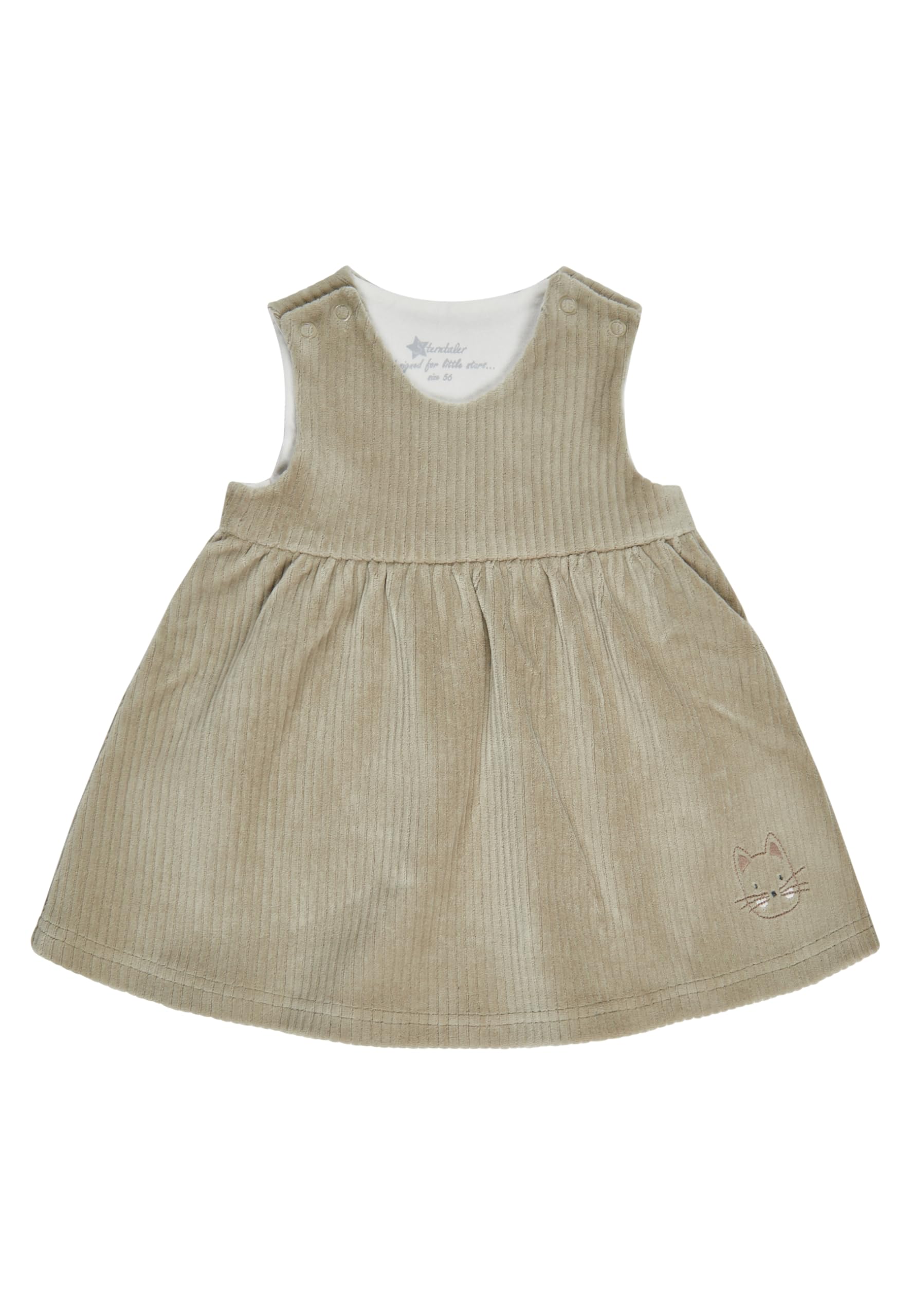 Sterntaler Baby - Mädchen Kleid Katze Lilly Kinderkleid (1er Pack)