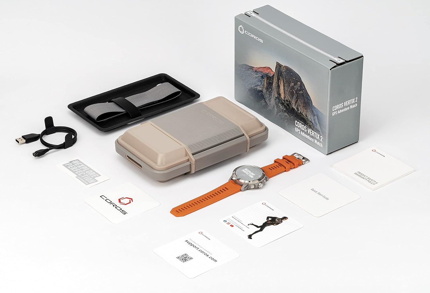 coros vertix 2 gps adventure watch with global offline mapping dual frequency gps diamond like coating sapphire glass and titanium bezel ble strav