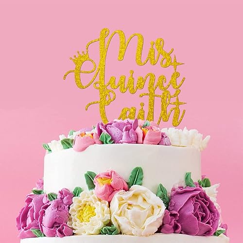 Miniatura 5 de Mis Quince Happy 15th Birthday Cake Insert Reusable Happy Birthday Cake Topper Pick Pastry Cake Ornament Perfect for Birthday Celebrations