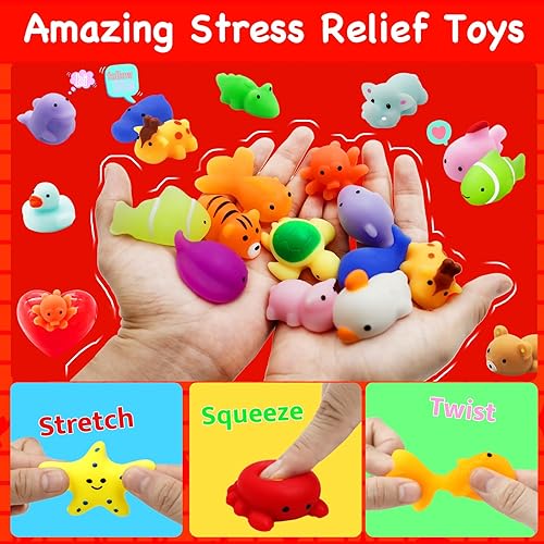 Miniatura 4 de Paquete de 28 regalos para el día de San Valentín para niños, mochi de San Valentín Squishy con caja de corazón, tarjetas de felicitación, juguetes