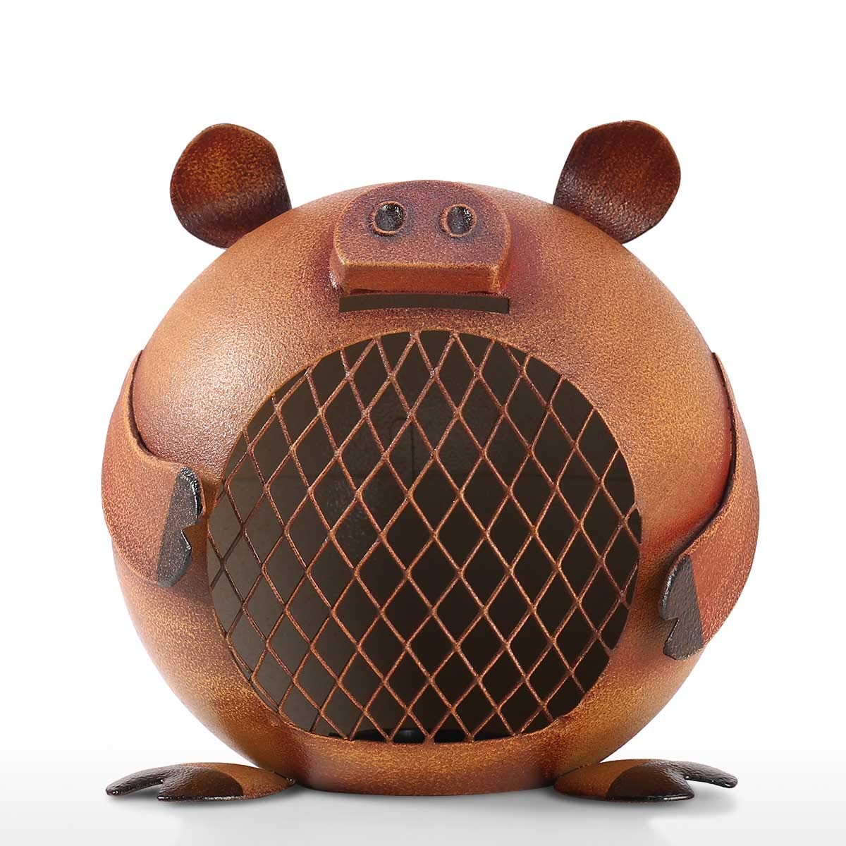 Tooarts Metal Cute Piggy Bank Vintage Money Coin Bank For Adults Iron Coin  Bank Gift Decor Decorative Ornament : Amazon.sg: Home