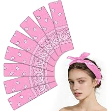 Morcheiong 8/16 Pcs Bandanas Paisley Bandana Head Scarf Headband Handkerchiefs for Men Women Boy Girls