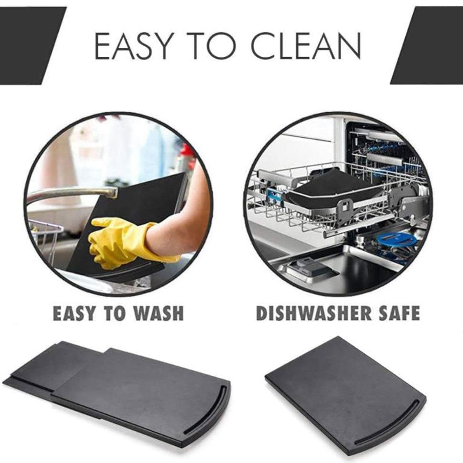 Apparecchio Caddy Sliding VAY - Cucina Caddy Handy Slider vassoio con ruote a rotolamento liscio, sotto la soluzione di stoccaggio del piano di lavoro del mobile per un facile accesso a piccoli