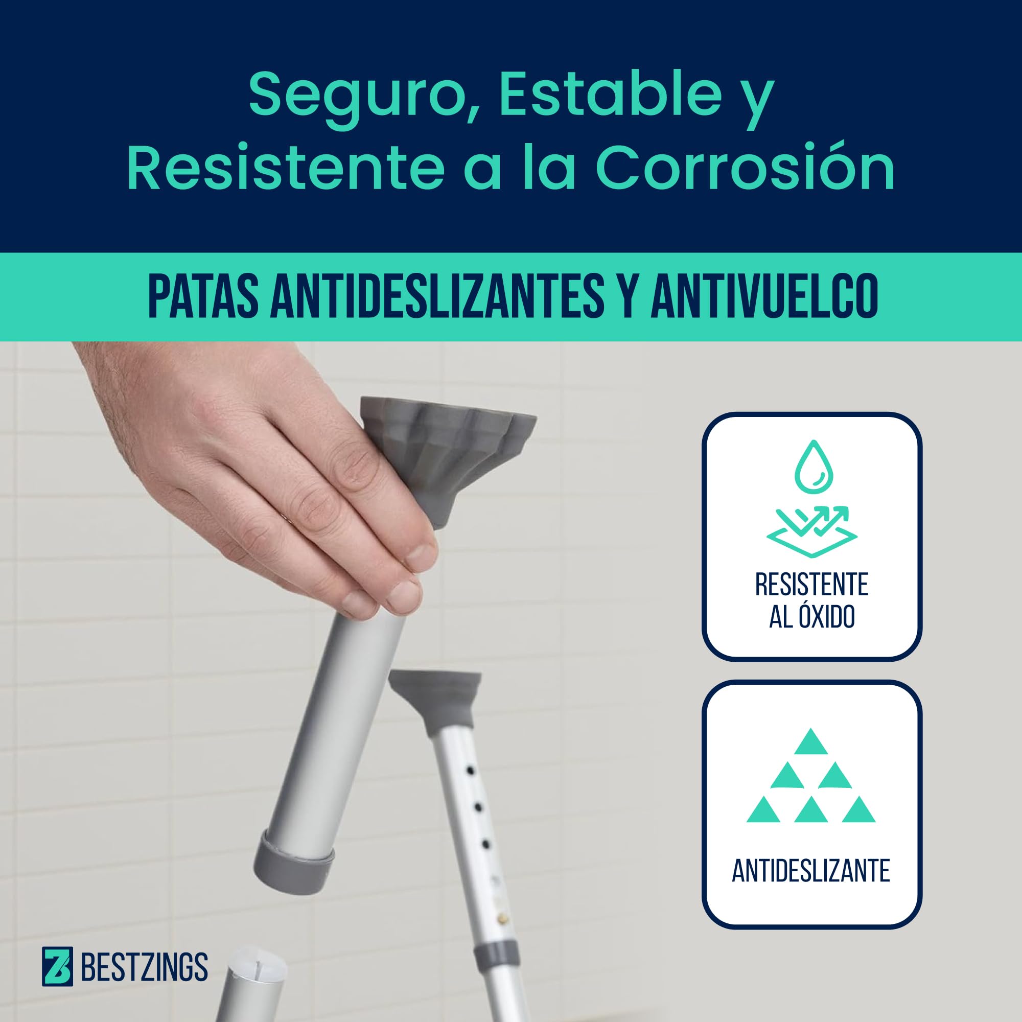 Silla Ducha Personas Mayores, Silla de Ducha y Silla para Ducha Adulto, Asiento Ducha Adulto, Taburete Ducha, Banqueta para Ducha y Baño, Plegable con Respaldo, 100 kg