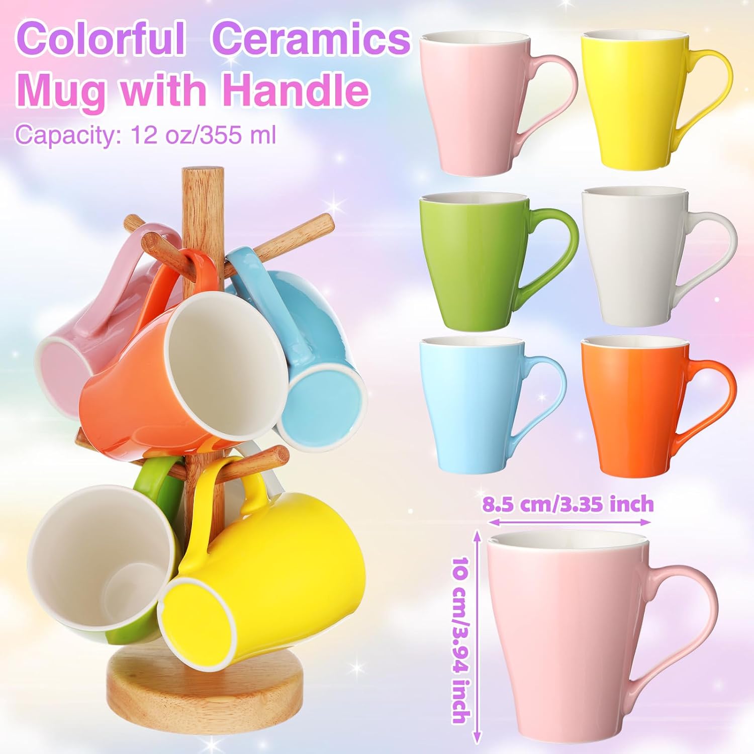 6 Sets / 30 Pieces Women's Spa Party Gift Bundle 2026, Includes Coffee Mug, Headband, Scrunchies, Socks & Gift Bags, Perfect for Bachelorette Girls' Trip Sleepover Preppy Birthday Favors