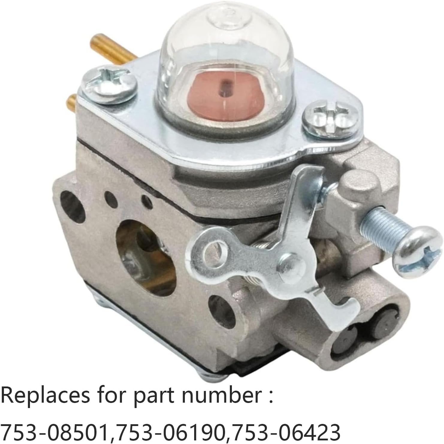 753-06190 carburetor for 753-08501 753-06423 BL110 BL160 BL425 BL125 MTD MS2510 MS2500 RM125 RM2510 RM2560