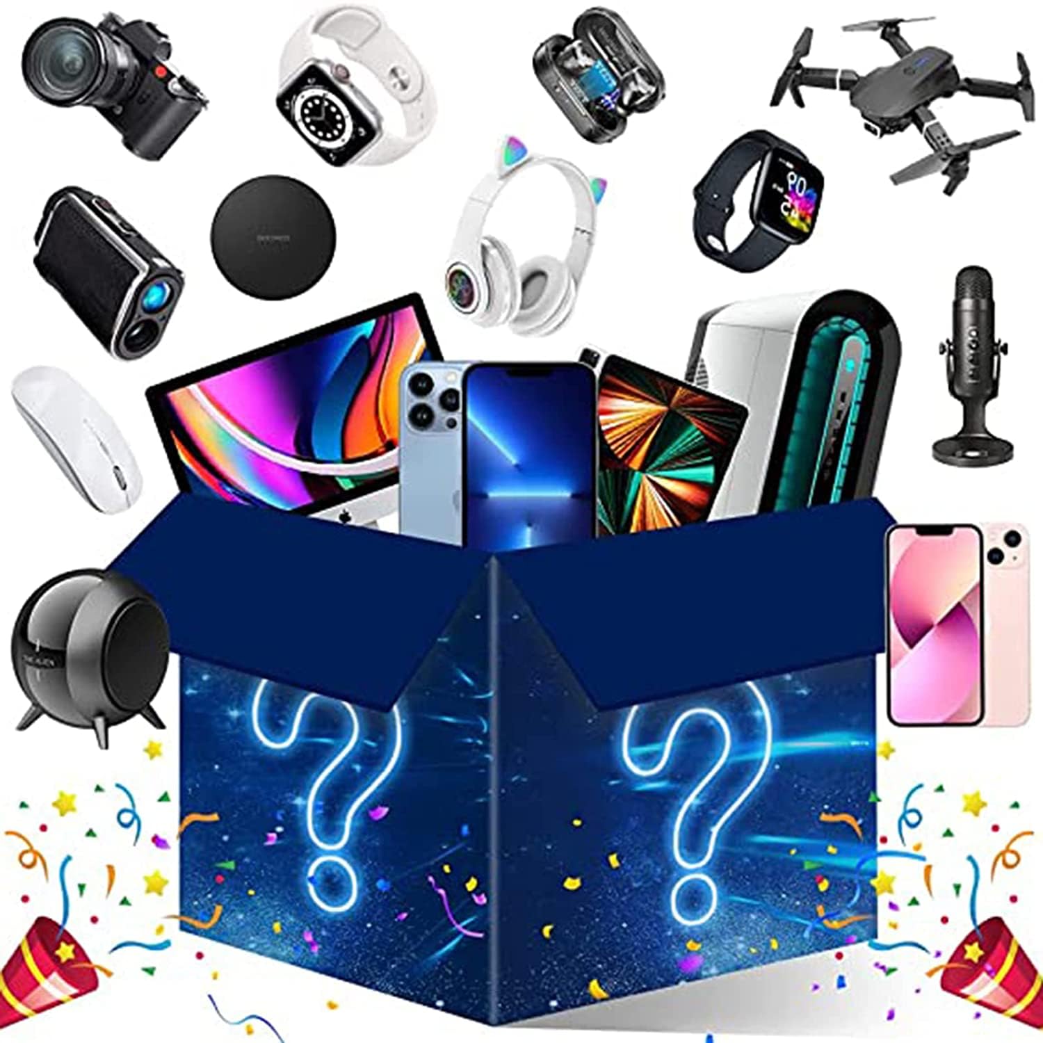 2026 Retourenpakete auf Paletten, 4-30 STK. Elektronik Geschenkset Kaufen Outlet Shop Schwarz t6b