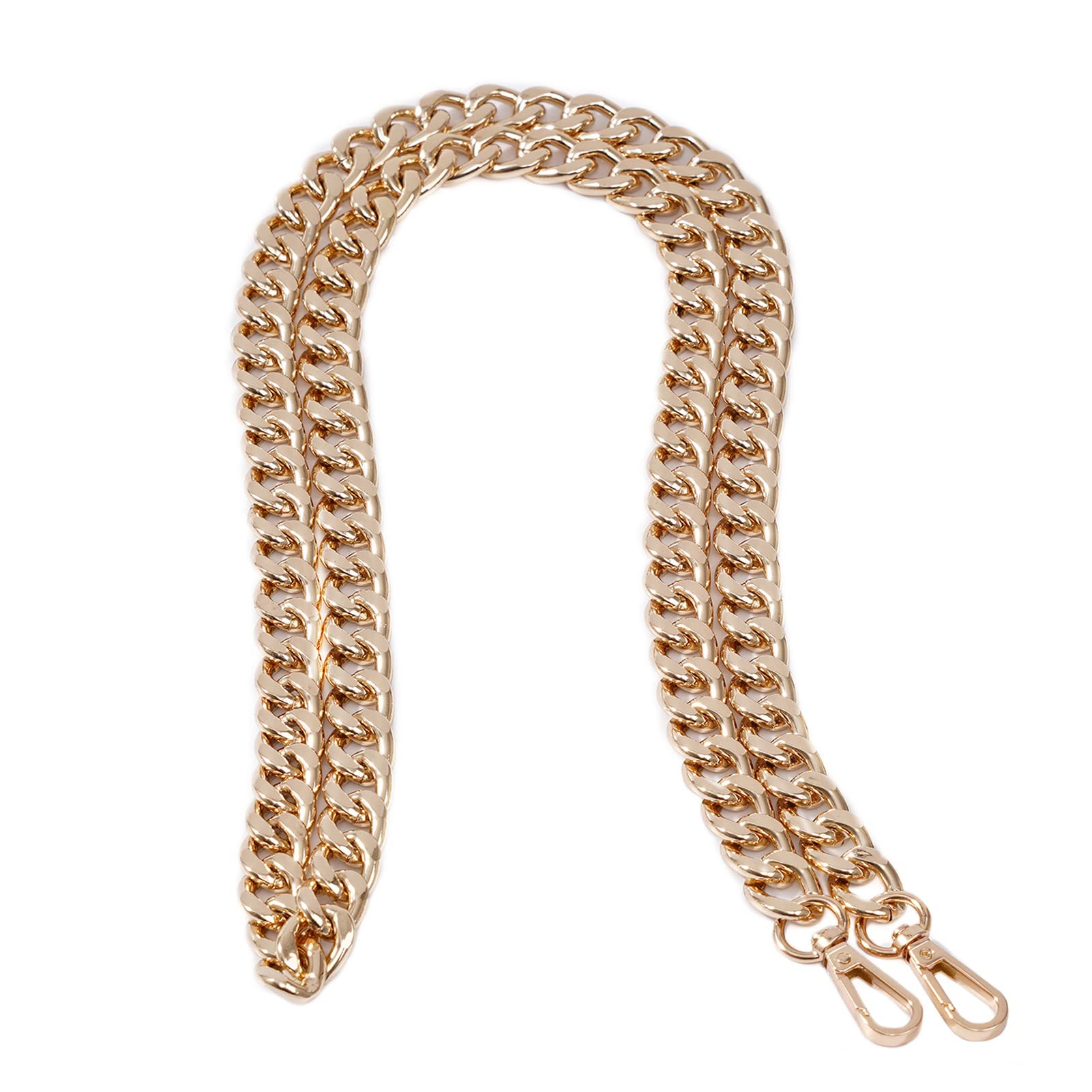 XiazwMedium Size Fabulous Metal Shoulder Crossbody Purse Strap Handle Replacement Bag Chain Accessories