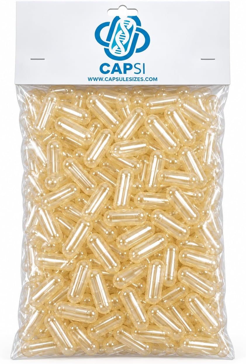 CAPSI Empty Gelatin Capsules Size 000 X 1000