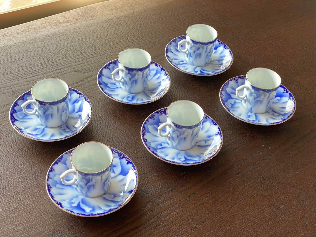 深川製磁 コーヒーカップ6客揃 深川製磁 コーヒーカップ6客揃