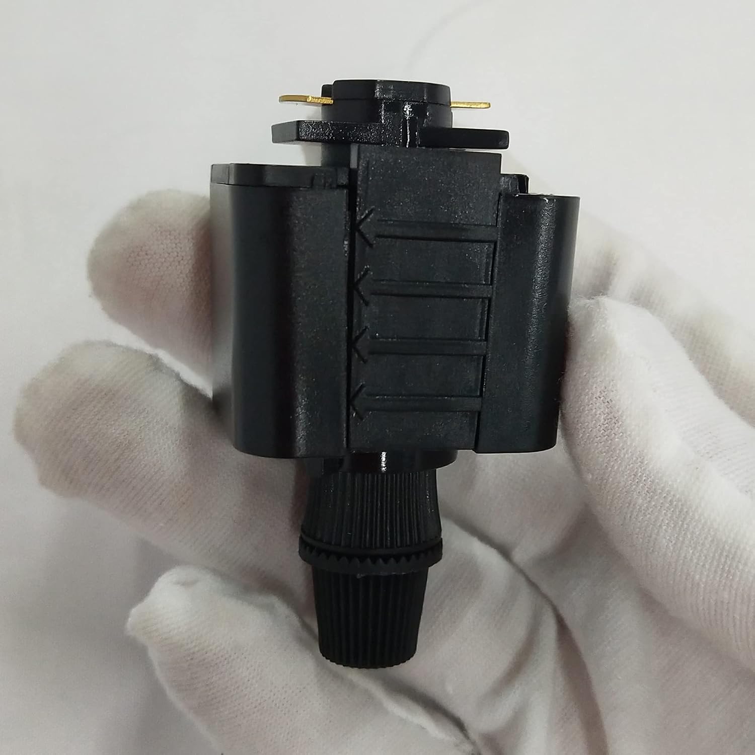 L-Type Track Lighting Connectors for L-style Single Circuit 2-wire Style Track System Pendants Lightolier Compatible Track Adapters Black Rail Head Accessory for 110V Pendant Spotlights 6 Pack