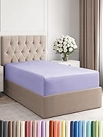 Vista 573 de King Fitted Bed Sheet - Bottom Single Fitted Sheet Only - Ultra-Soft Hotel Luxury Bedding w/ 8-16 Inch Deep Pockets - Breathable, Cooling & Wrinkle