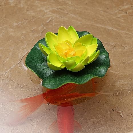 1pcs 10cm Artificial Floating Lotus Flowers Pool Plants Realistic Water Lily Pads Perfect For Home Garden Patio Pond Aquarium Swimming Pool Wedding Party Decor Color 1 Color 1 Amazon In Home Kitchen