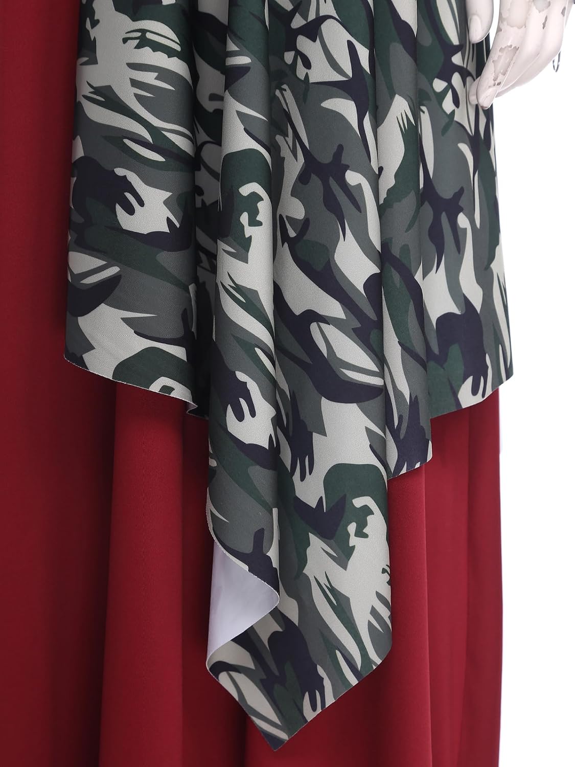 Liturgical Dancewear for Women Long Sleeve High Waist Worship Praise Tunic Overlay Modern Dress