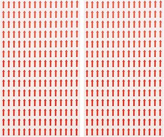 CANIGHT Pegatinas Roja Etiquetas Direccional Autoadhesivo Pequeño Indicador De Dirección