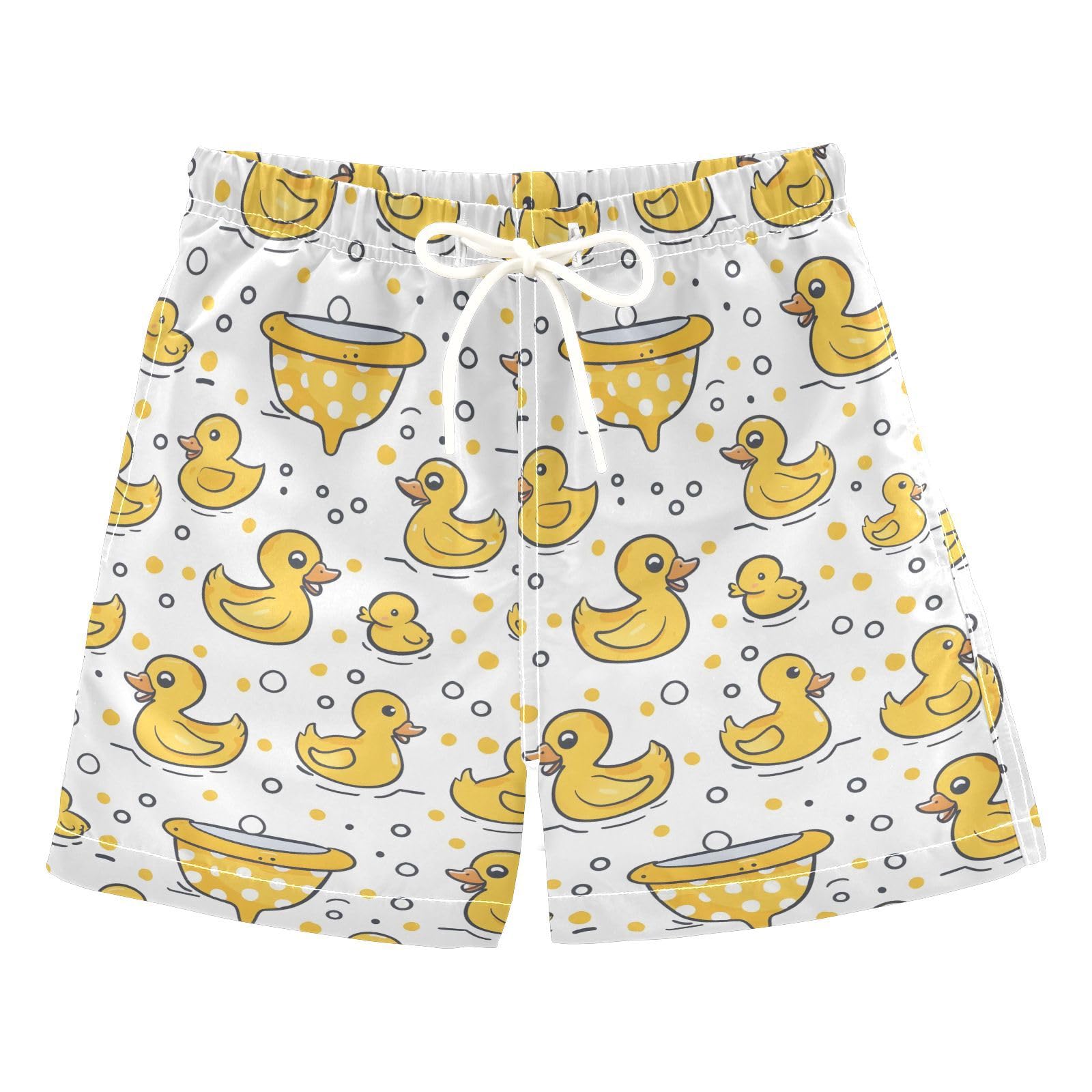 Yellow Duck Swimming Boys Swim Trunks Toddler Shorts Swimwear Boardshorts