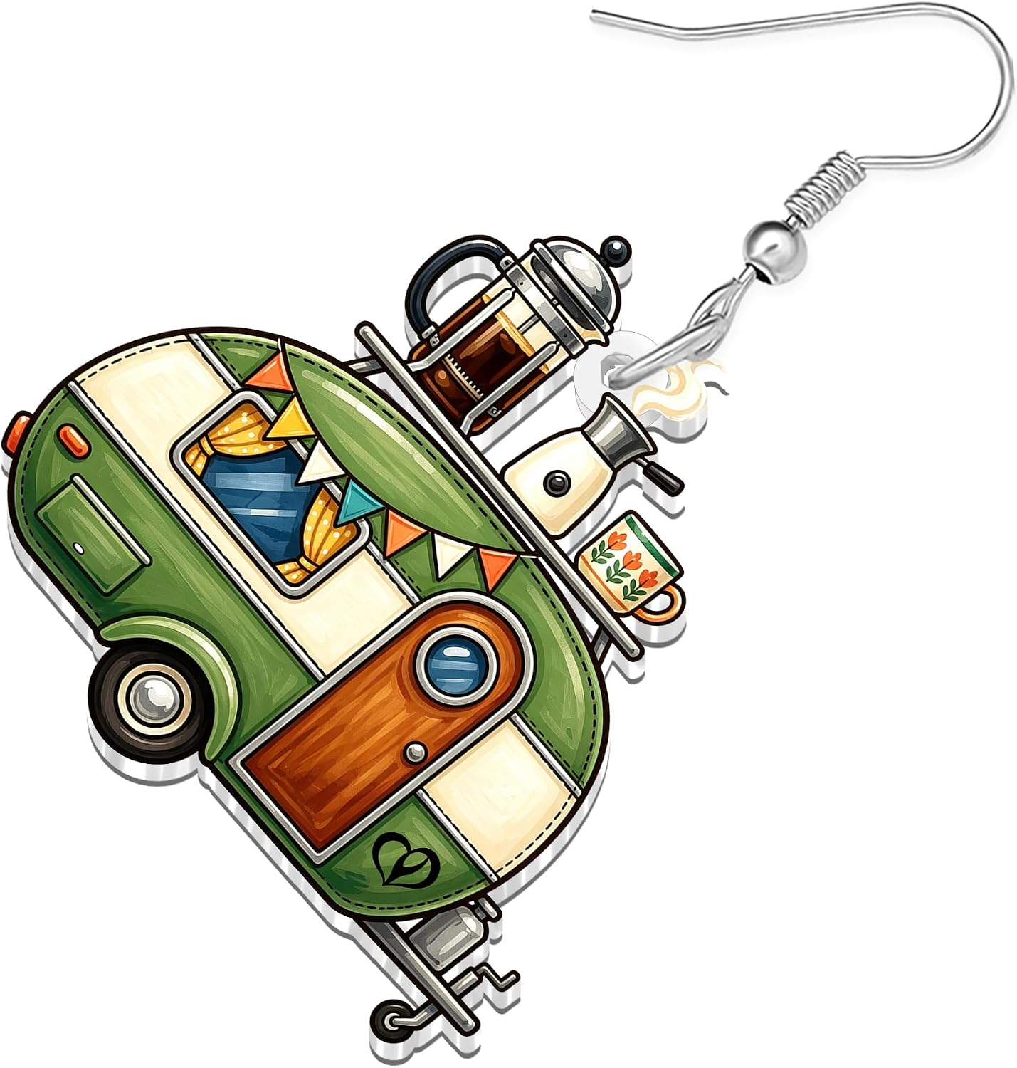 Novelty Camper Car Earrings Camping Gifts for Women image 4