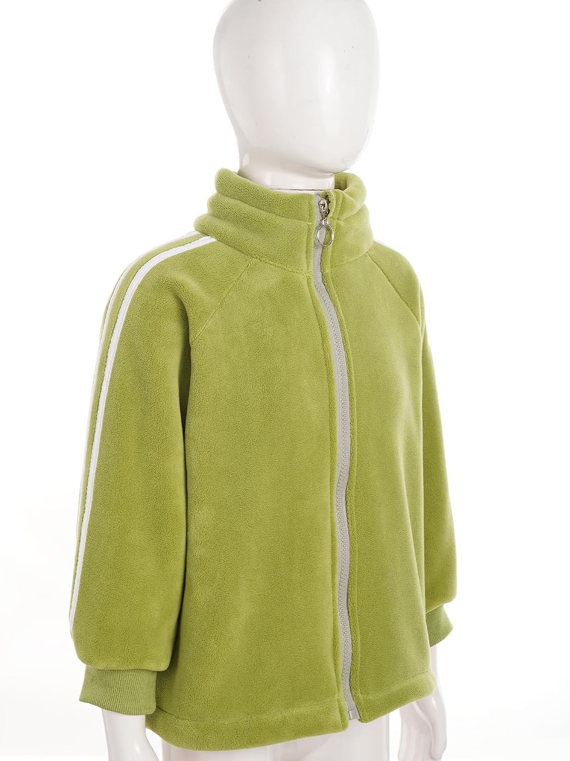 Hularka Kids Girls Boys Winter Fleece Jacket Winter Long Sleeve Sweatshirt Coat Top Overcoat Full Zip Outerwear