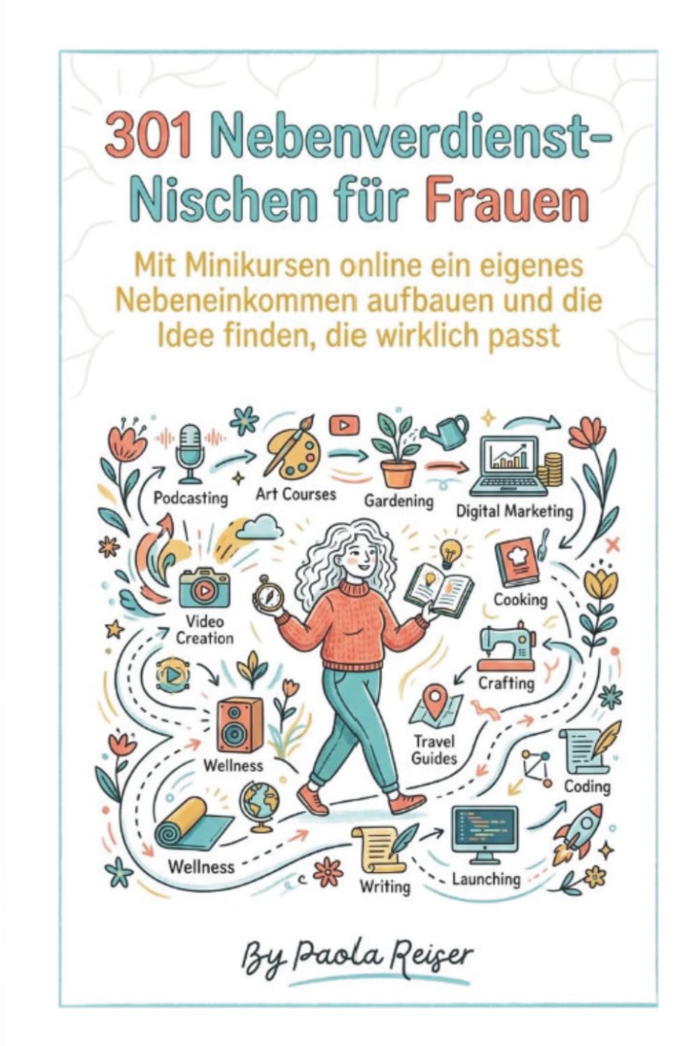 301 Nebenverdienst-Nischen für Frauen: Mit Minikursen onlene ein eigenes Nebeneinkommen aufbauen und die Idee finden, die wirklich passt