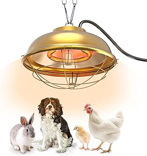 300 Watt Heat Lamp for Chicken Coop - Professional Waterproof Chicken Coop Heater for Indoor & Outdoor Used - Suitable for Chick, Duck, Rabbit and Dog