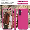 YATWIN Silicone Back Case for Samsung Galaxy A16, Soft-Touch Phone Back Cover for Samsung Galaxy A16 - Magenta gallery image